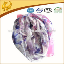 Light Color Cheap Pink Chiffon Scarf